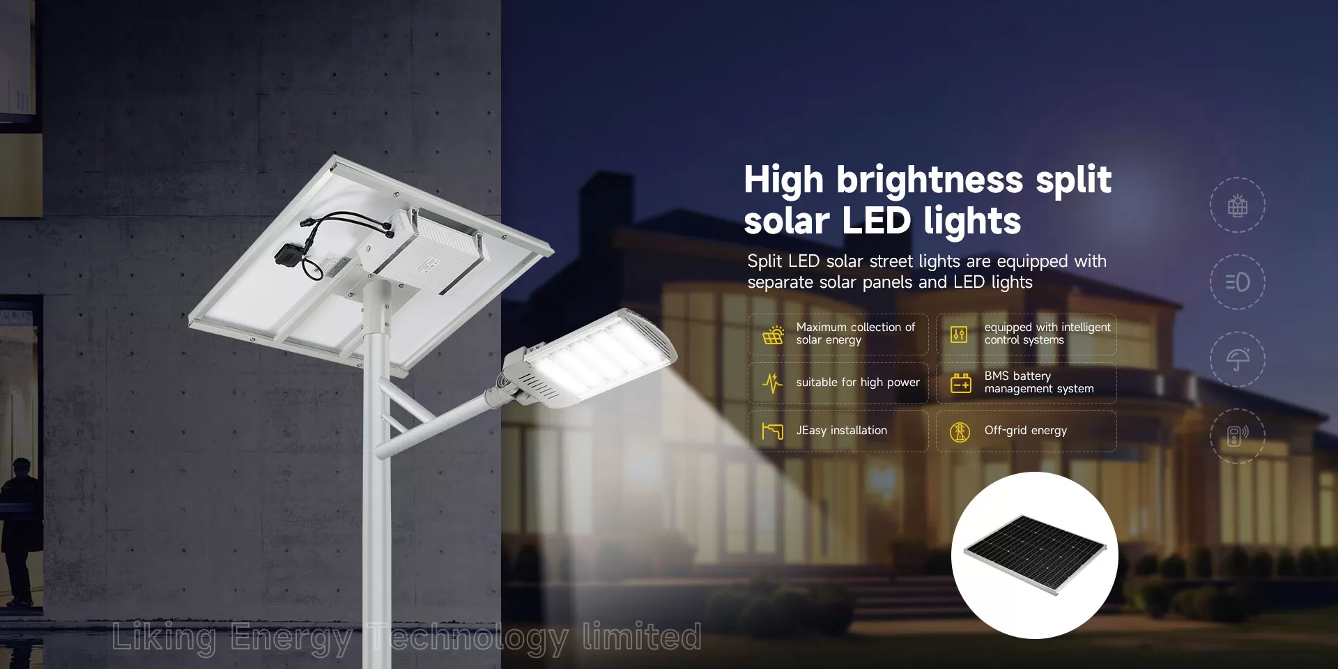 Fournisseur de réverbères solaires Fournisseur de réverbères solaires