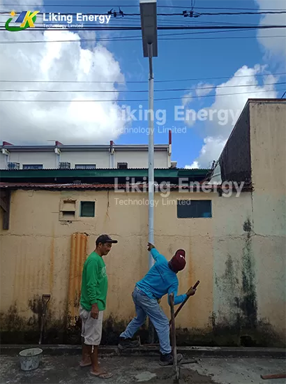 Avantages de réverbère solaire tout-en-un, 150 industriel GSL haute puissance w-400w