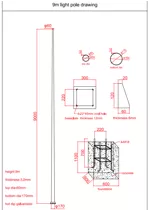 Cône de poteau de réverbère solaire 9M 60-170 spécifications.pdf Cône de poteau de réverbère solaire 9M 60-170 spécifications.pdf