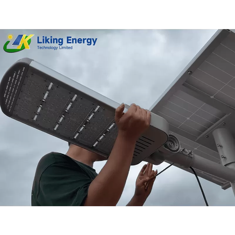 Solutions de réverbères solaires fendus