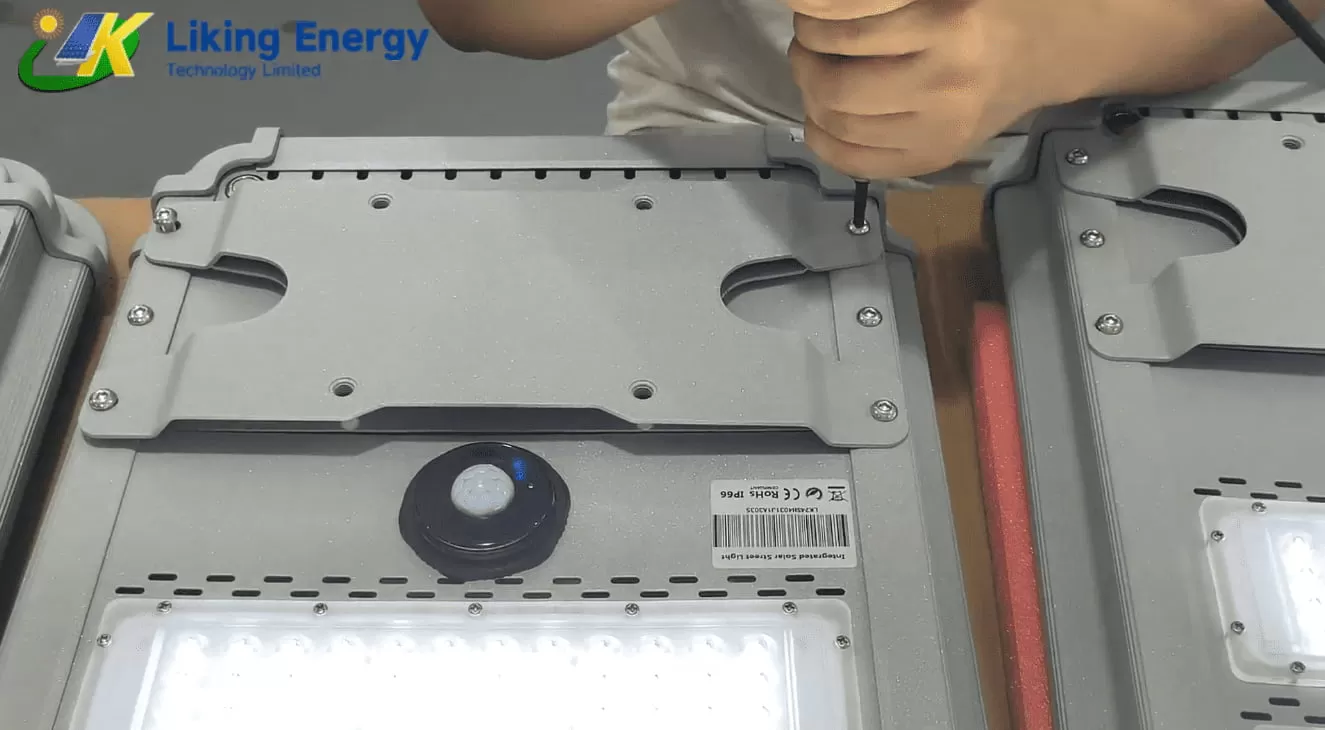 Réverbère solaire intégré H40W de haute qualité,