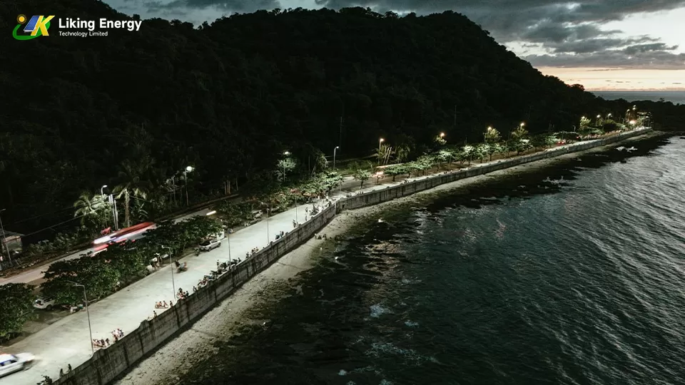 Applications de différents types de réverbères solaires